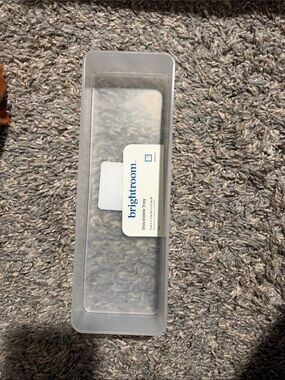 Brightroom small narrow bin- frosted